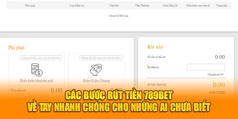 Các bước rút tiền 789BET về tay nhanh chóng cho những ai chưa biết