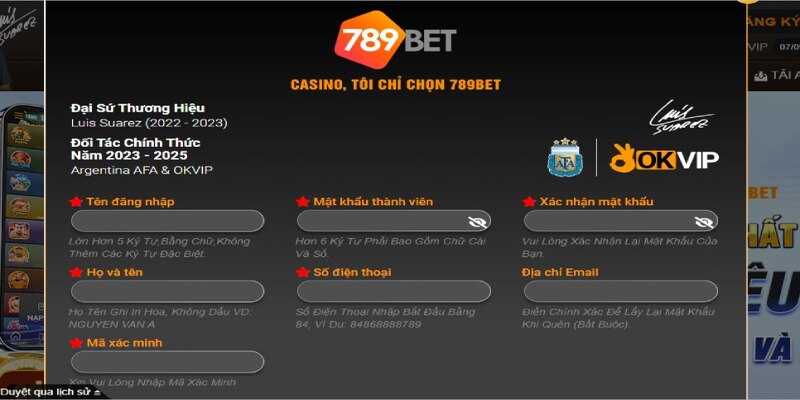 Quy trình đăng ký 789Bet chi tiết trong 5 bước